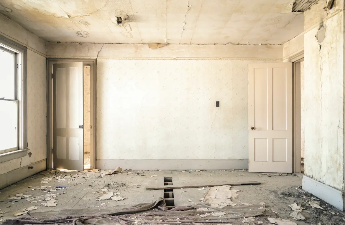 Waste disposal crew managing a cleanout project in Allen Park